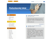 Tablet Screenshot of lekar.ruzomberok.eu